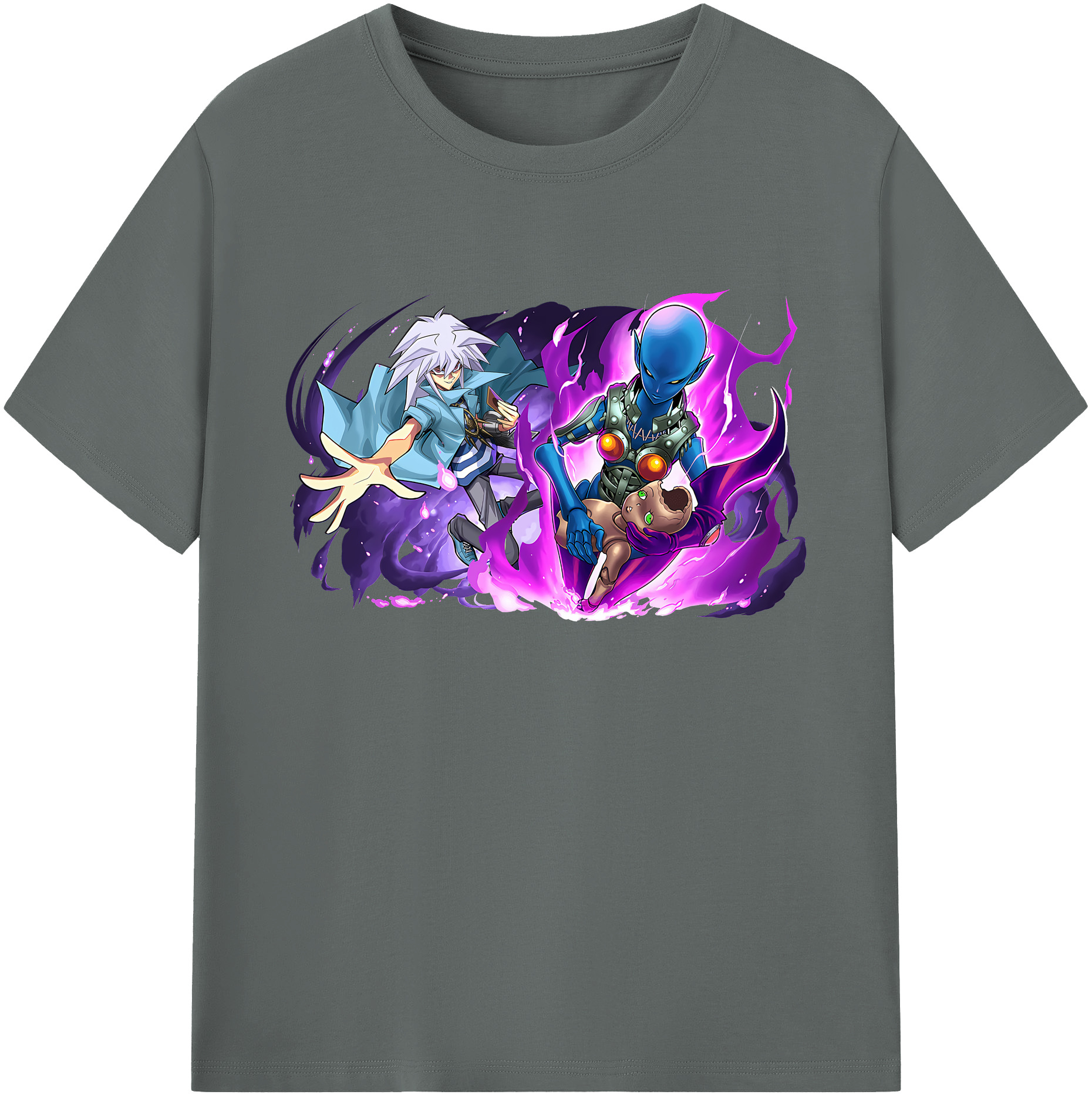 （画像用） 遊☆戯☆王 Yu-Gi-Oh! 綿100％ メンズ半袖Tシャツ｜肌触りやわらか＆通気性